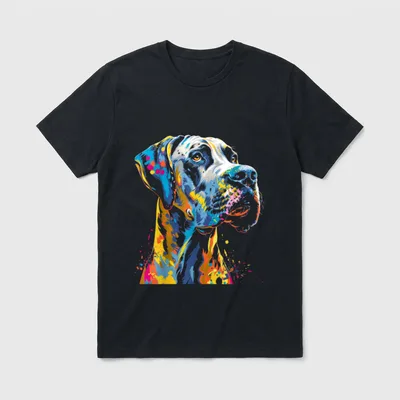 Deutsche Dogge Hund Lustige Hundesprüche T-Shirt – Klassisches T-Shirt in Schwarz