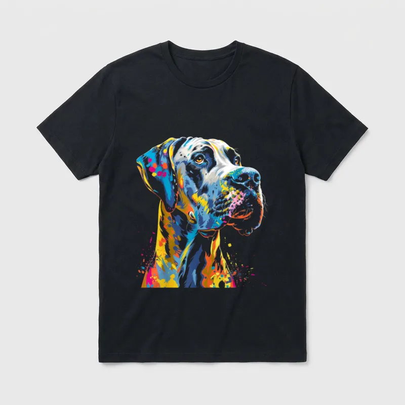 Deutsche Dogge Hund Lustige Hundesprüche T-Shirt – Klassisches T-Shirt in Schwarz