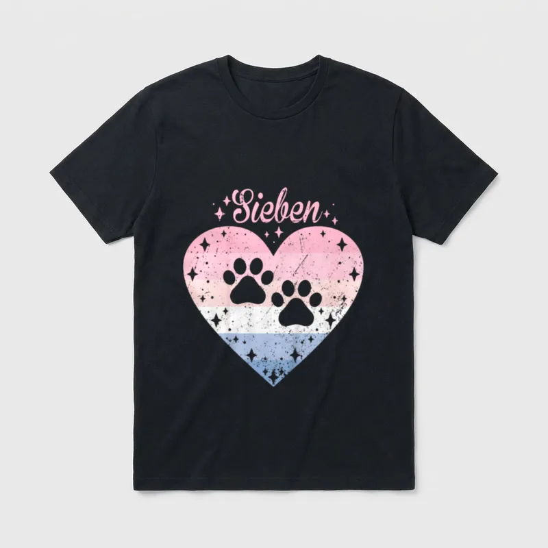 7. Geburtstag Mädchen Süßes T-Shirt – Klassisches T-Shirt in Schwarz