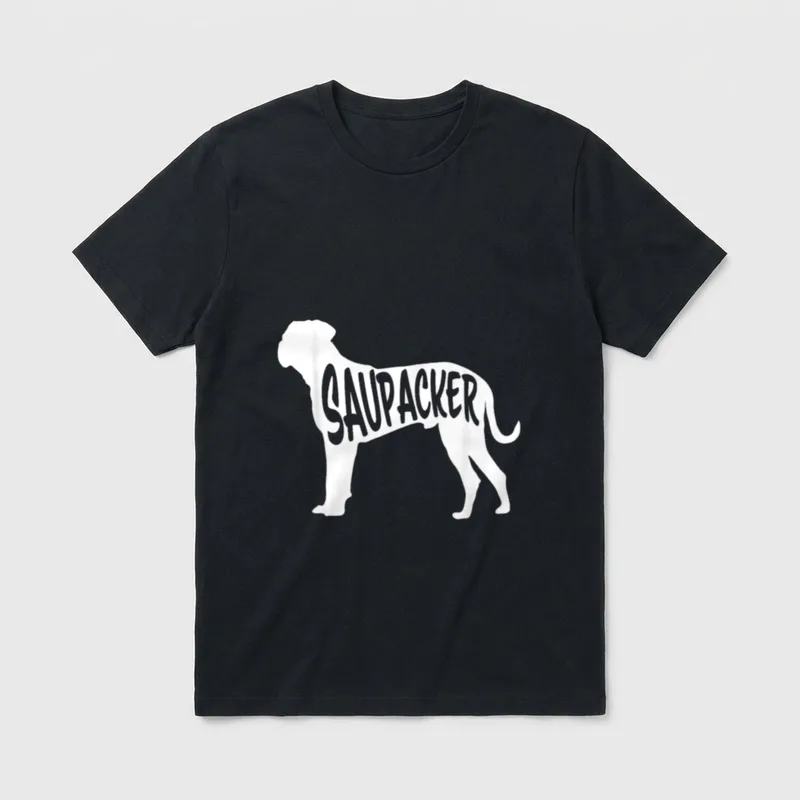 Saupacker Hundeliebhaber stolzer Hundebesitzer T-Shirt – Klassisches T-Shirt in Schwarz