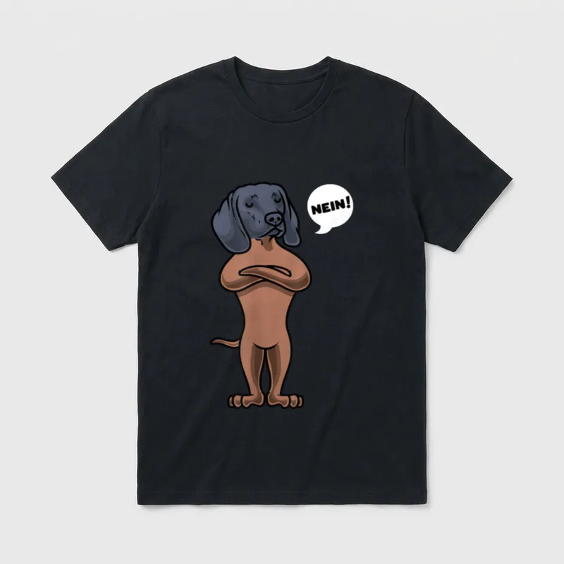 Sturer Bayerischer Gebirgsschweißhund Hund T-Shirt – Klassisches T-Shirt in Schwarz
