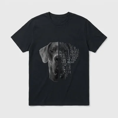 He Is Your Friend T-Shirt 0734 – Klassisches T-Shirt in Schwarz