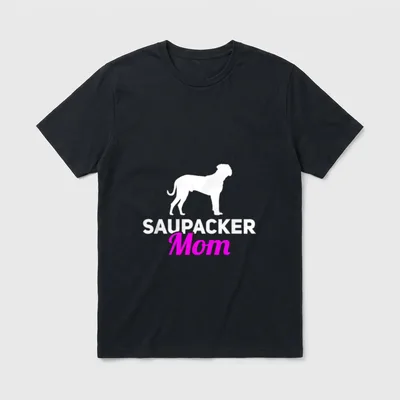 Saupacker Mum Hundeliebhaber T-Shirt – Klassisches T-Shirt in Schwarz