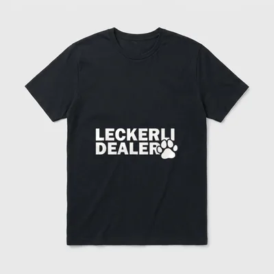 Leckerli Dealer Hundebesitzer Hundehalter T-Shirt – Klassisches T-Shirt in Schwarz