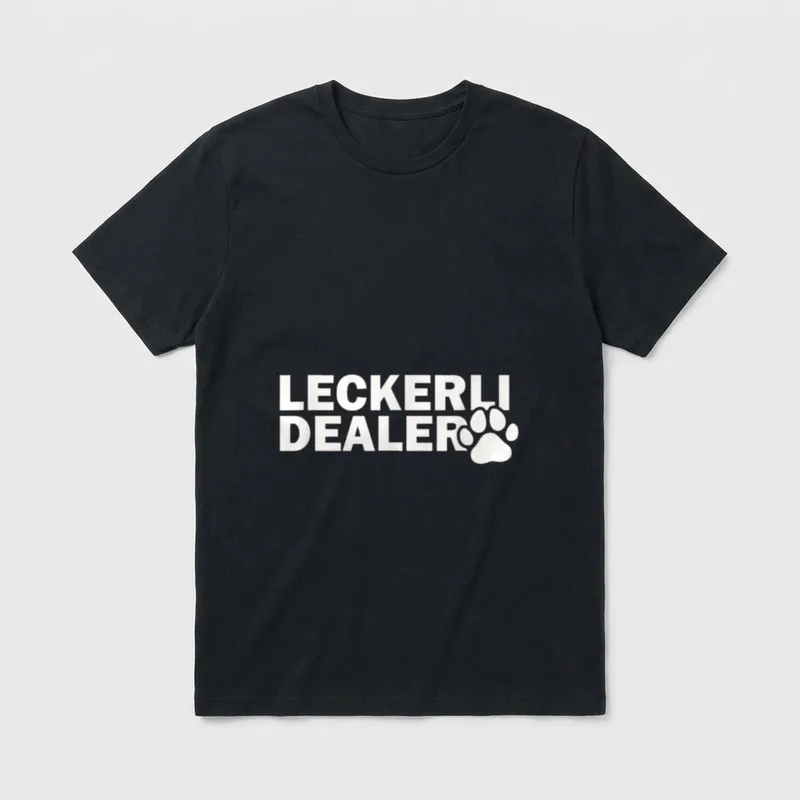 Leckerli Dealer Hundebesitzer Hundehalter T-Shirt – Klassisches T-Shirt in Schwarz
