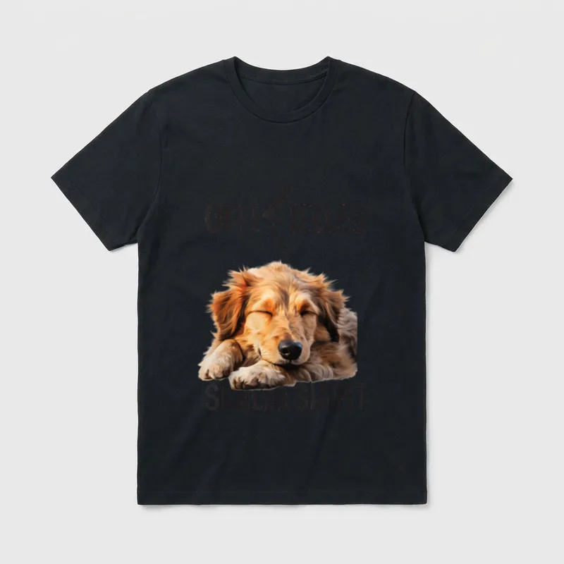 Offizielles Schlafshirt Mit Hund Lustig T-Shirt – Klassisches T-Shirt in Schwarz