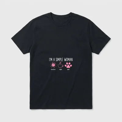 Hundeliebhaber Ich bin T-Shirt – Klassisches T-Shirt in Schwarz