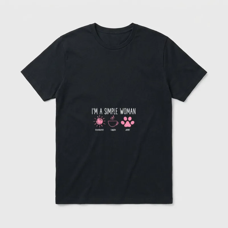 Hundeliebhaber Ich bin T-Shirt – Klassisches T-Shirt in Schwarz