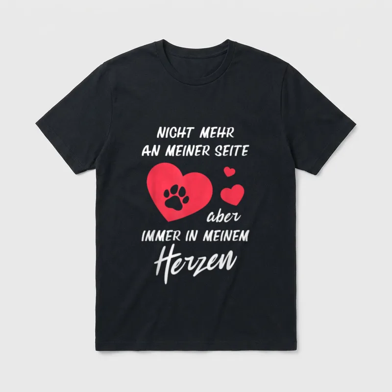 Hundehalter Immer in Meinem T-Shirt – Klassisches T-Shirt in Schwarz