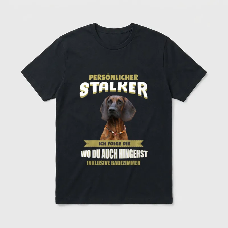 Hannoverscher Schweißhund Hund Hannoverscher T-Shirt – Klassisches T-Shirt in Schwarz