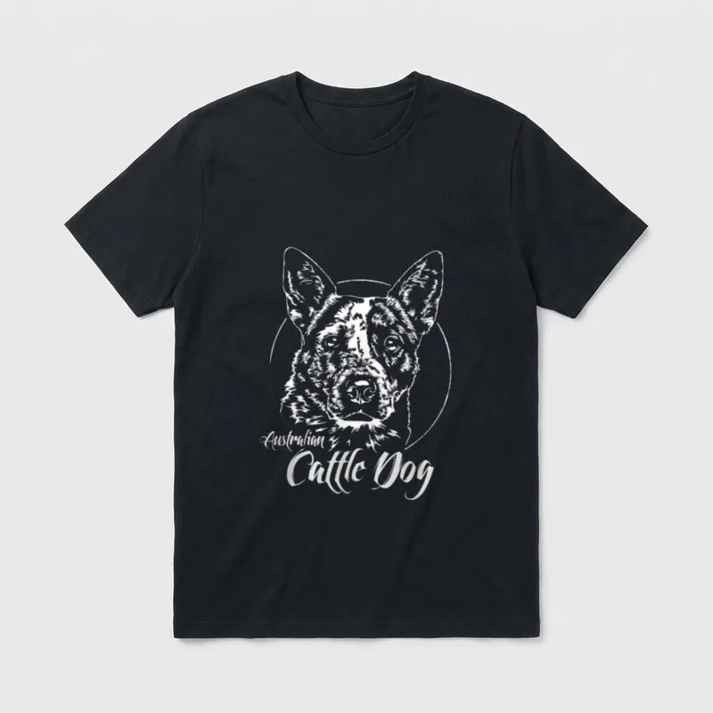 Australian Cattle Dog Hund Lustige Hundesprüche T-Shirt – Klassisches T-Shirt in Schwarz