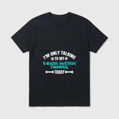 I'm Only Talking To T-Shirt – Klassisches T-Shirt in Schwarz