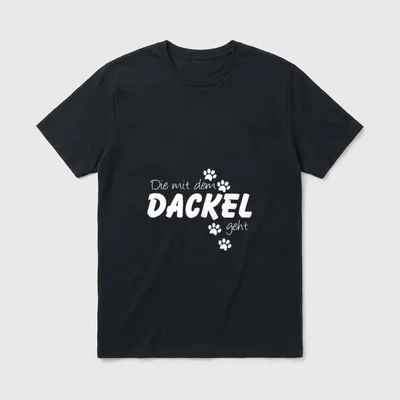 Der Hund Hund Hundeliebhaber T-Shirt – Klassisches T-Shirt in Schwarz