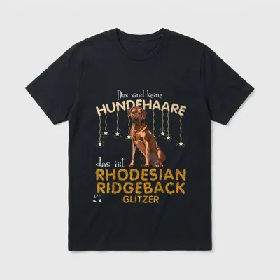 Das sind keine Hundehaare T-Shirt 0826 – Klassisches T-Shirt in Schwarz