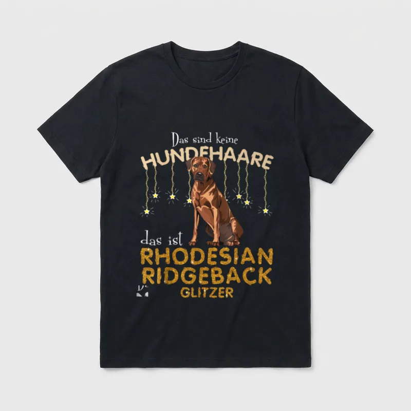 Das sind keine Hundehaare T-Shirt 0826 – Klassisches T-Shirt in Schwarz