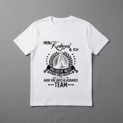 Kokoni nicht immer T-Shirt – Klassisches T-Shirt in Schwarz