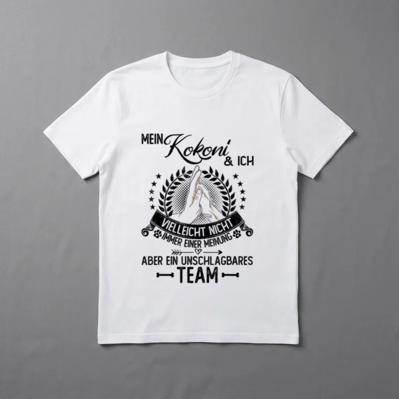 Kokoni nicht immer T-Shirt – Klassisches T-Shirt in Schwarz