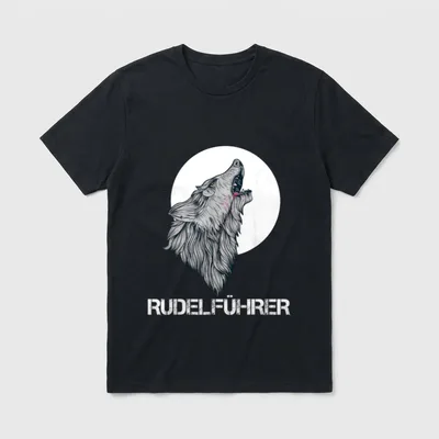 Hunde Wölfe Liebhaber Rudelführer T-Shirt – Klassisches T-Shirt in Schwarz