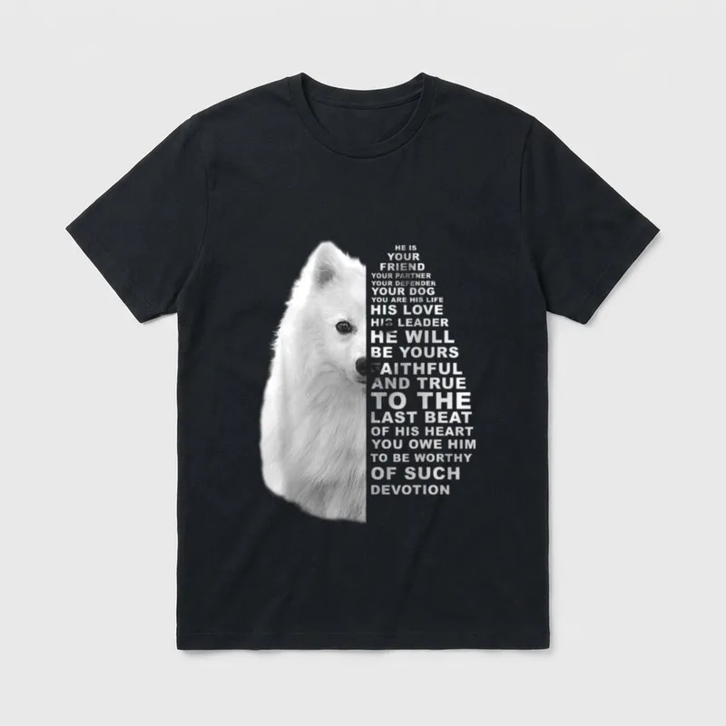 He Is Your Friend T-Shirt 0869 – Klassisches T-Shirt in Schwarz
