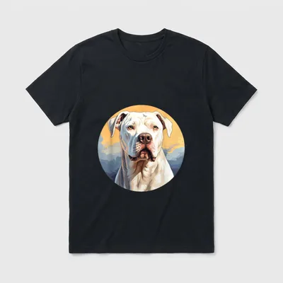 Dogo Argentino Hund Niedlich T-Shirt – Klassisches T-Shirt in Schwarz