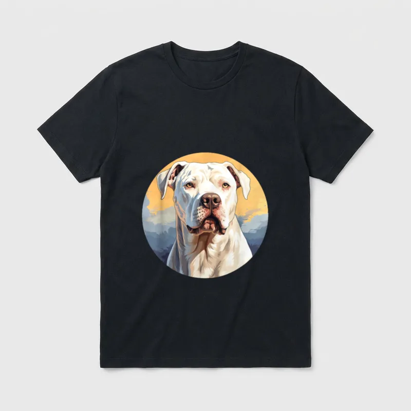 Dogo Argentino Hund Niedlich T-Shirt – Klassisches T-Shirt in Schwarz