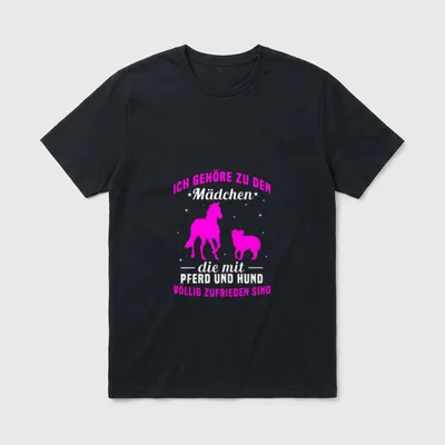 witziger Spruch für Mädchen T-Shirt – Klassisches T-Shirt in Schwarz