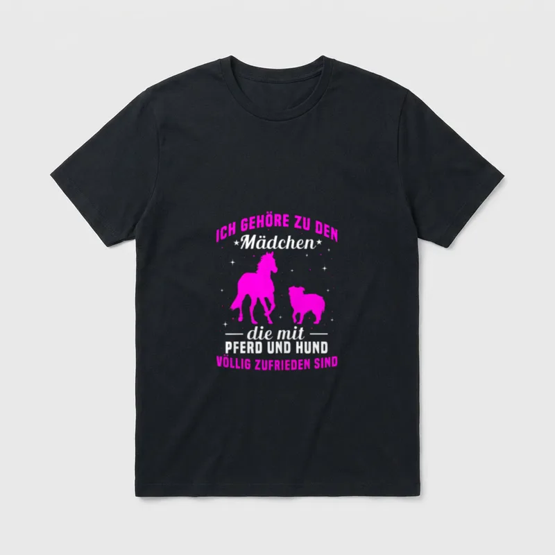 witziger Spruch für Mädchen T-Shirt – Klassisches T-Shirt in Schwarz