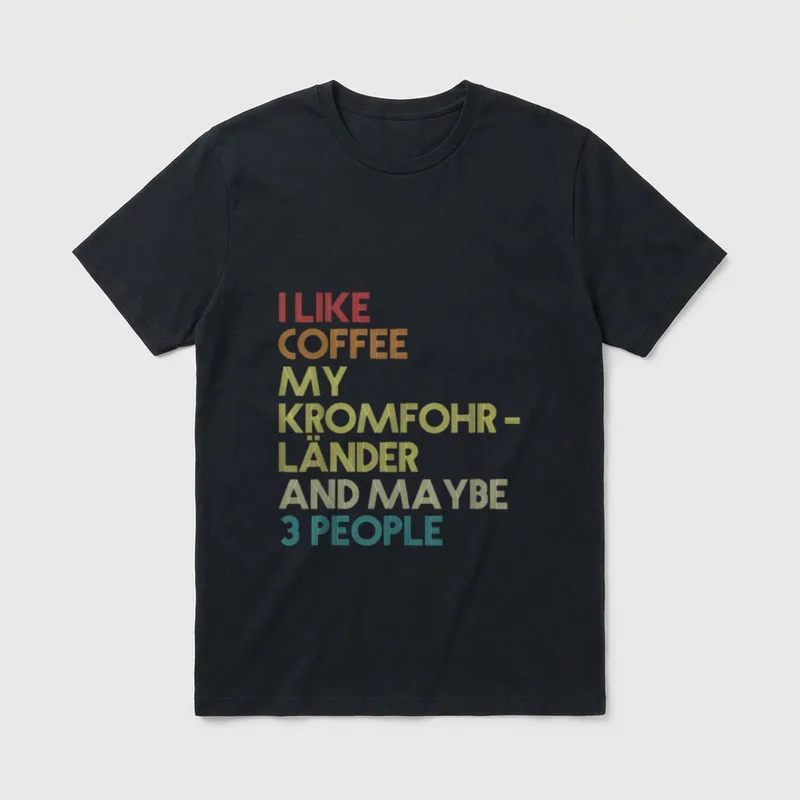 Kromfohrländer Hund Hundebesitzer Retro T-Shirt – Klassisches T-Shirt in Schwarz