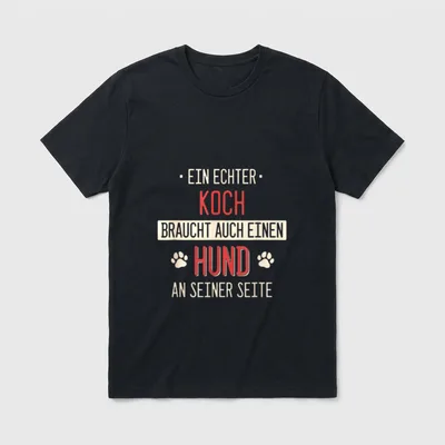 Koch Köche Chefkoch Köchin T-Shirt – Klassisches T-Shirt in Schwarz