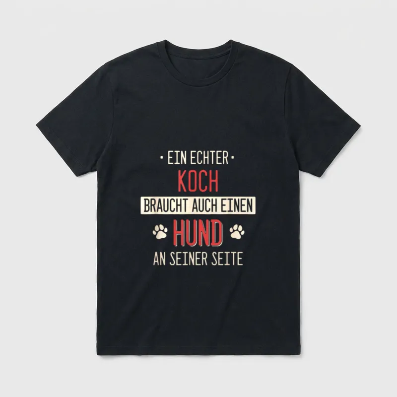 Koch Köche Chefkoch Köchin T-Shirt – Klassisches T-Shirt in Schwarz