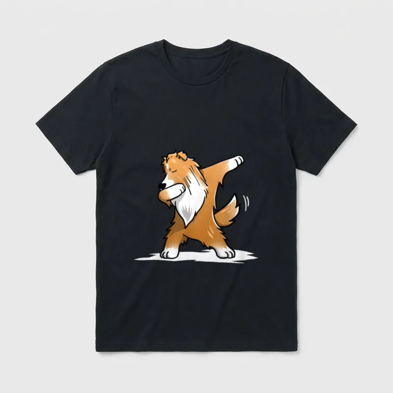 Shetland Sheepdog Hund Sheltie T-Shirt – Klassisches T-Shirt in Schwarz