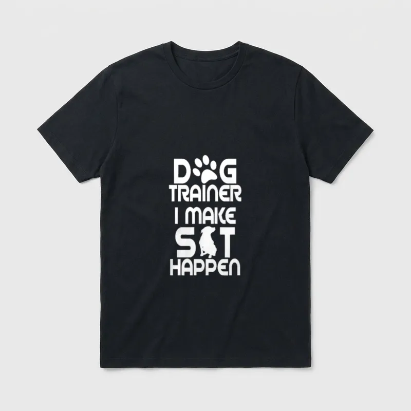 Hunde Trainer Dog Trainer T-Shirt – Klassisches T-Shirt in Schwarz
