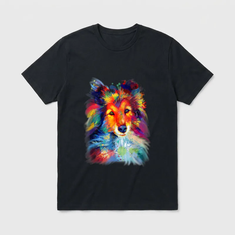 Sheltie Shetland Sheepdog Hund Lustige Hundesprüche T-Shirt – Klassisches T-Shirt in Schwarz