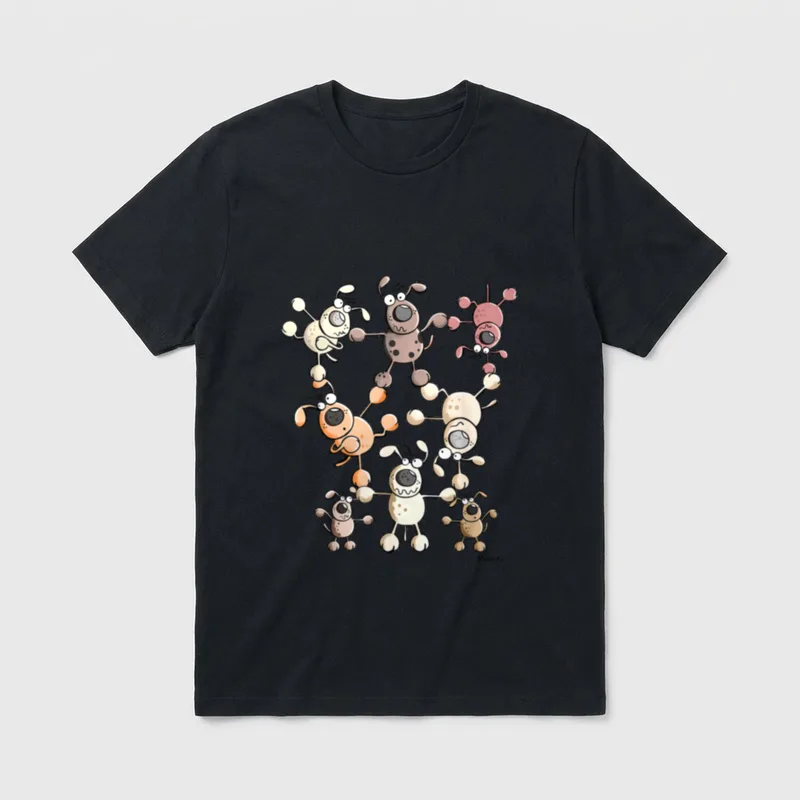 Funny Hundehaufen I Hunde Lustige Hundesprüche T-Shirt – Klassisches T-Shirt in Schwarz