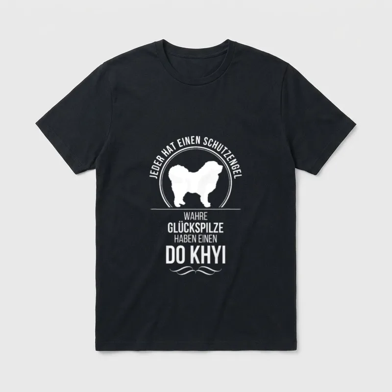 Do Khyi Schutzengel Hunde T-Shirt – Klassisches T-Shirt in Schwarz