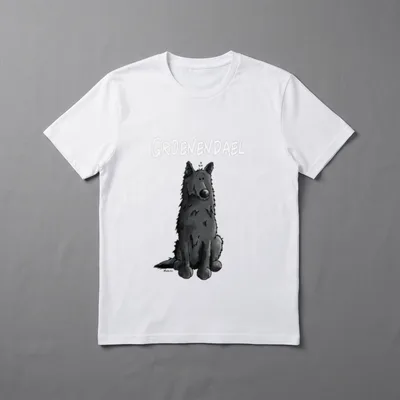 Happy Groenendael T T-Shirt – Klassisches T-Shirt in Schwarz