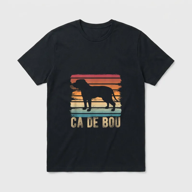 Ca de Bou Hund T-Shirt – Klassisches T-Shirt in Schwarz