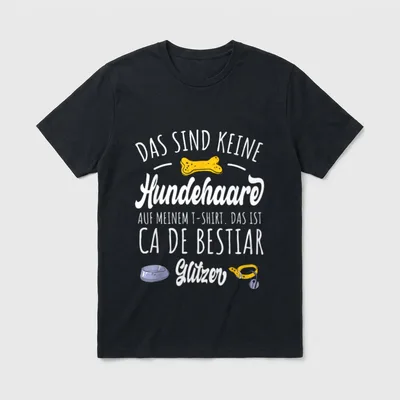 Ca de Bestiar Hund T-Shirt – Klassisches T-Shirt in Schwarz