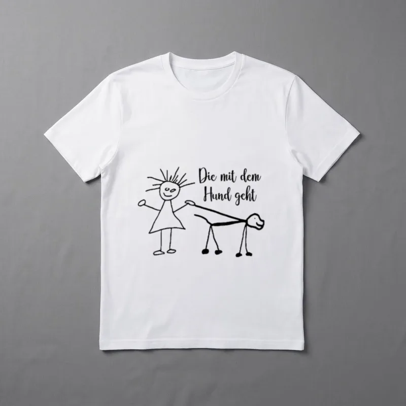 German Design T-Shirt – Klassisches T-Shirt in Schwarz