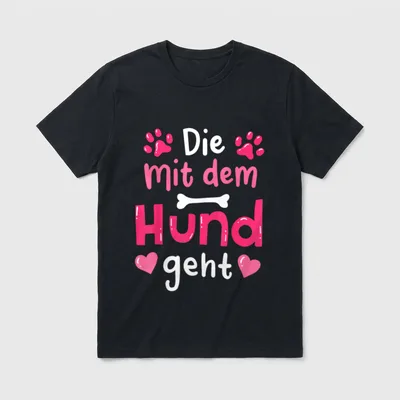 Hundebesitzer Hundehalter Hunde Sprüche T-Shirt – Klassisches T-Shirt in Schwarz