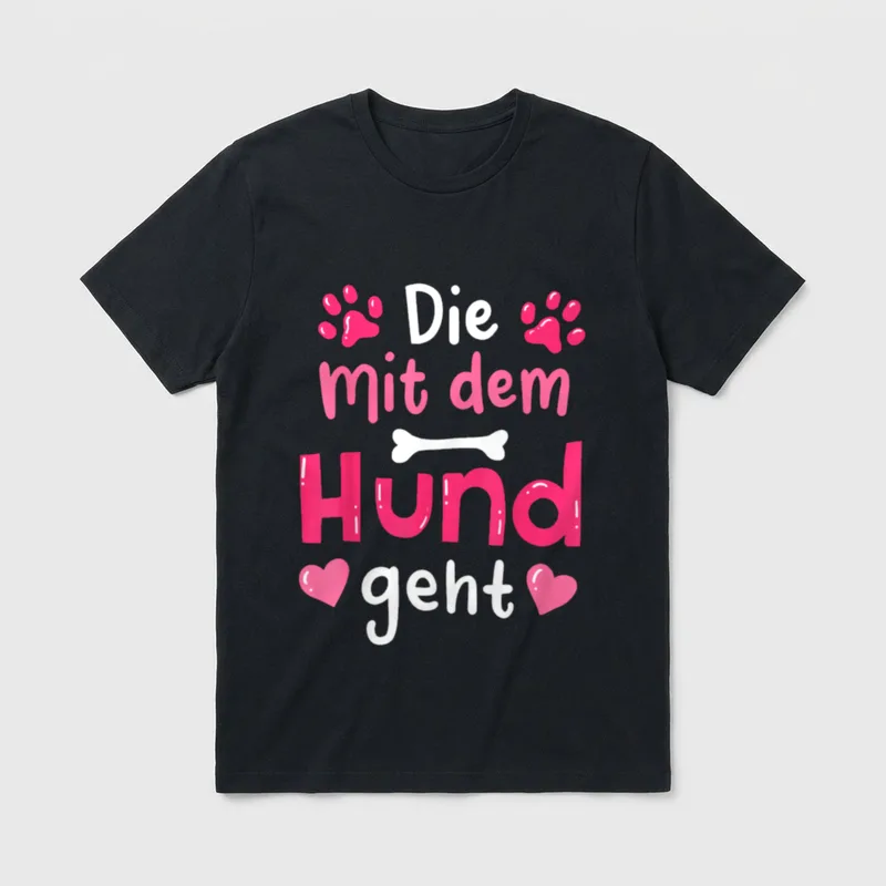 Hundebesitzer Hundehalter Hunde Sprüche T-Shirt – Klassisches T-Shirt in Schwarz