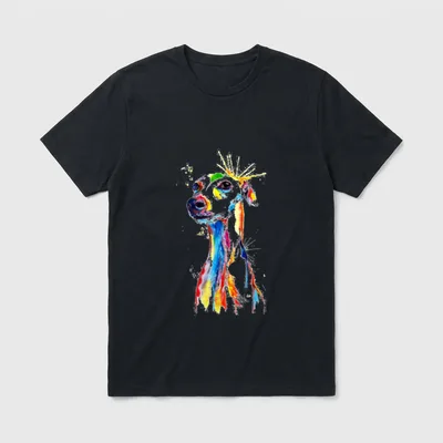 Schönes Greyhound Dog Splash T-Shirt – Klassisches T-Shirt in Schwarz