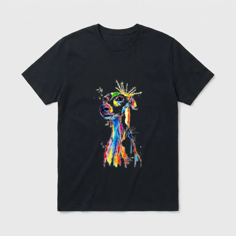 Schönes Greyhound Dog Splash T-Shirt – Klassisches T-Shirt in Schwarz
