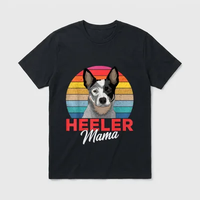 Australian Cattle Dog Hunde Heeler T-Shirt – Klassisches T-Shirt in Schwarz