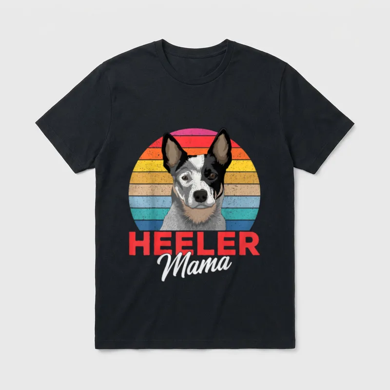 Australian Cattle Dog Hunde Heeler T-Shirt – Klassisches T-Shirt in Schwarz