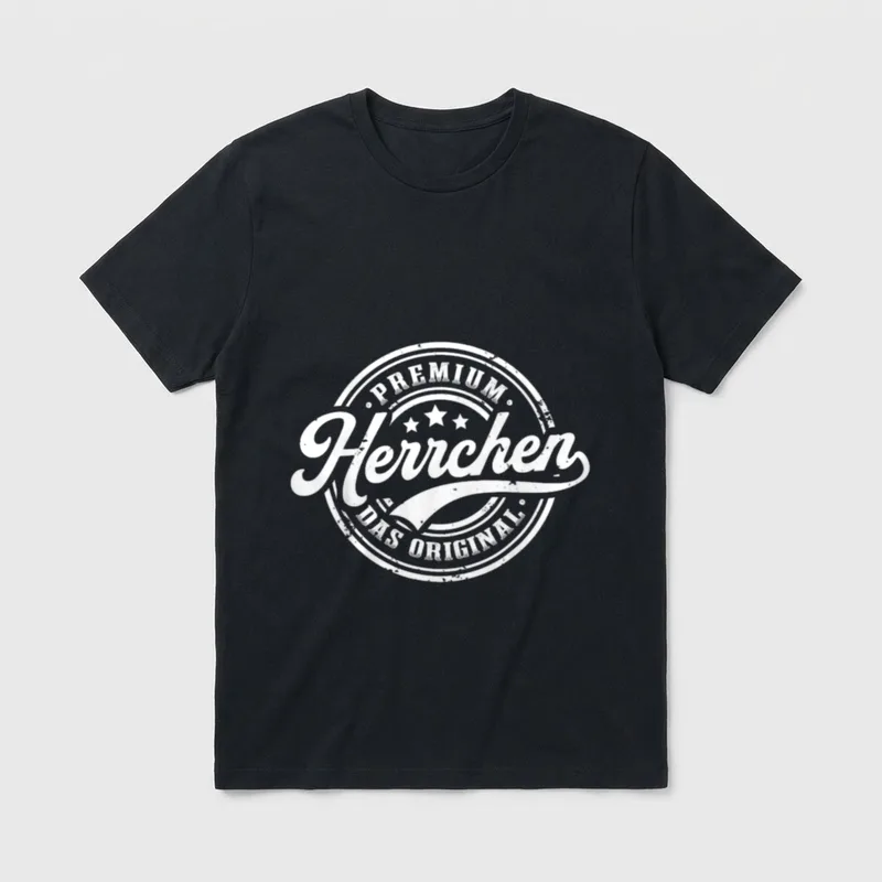 Herrchen Original Hundeliebhaber Lustiges T-Shirt – Klassisches T-Shirt in Schwarz