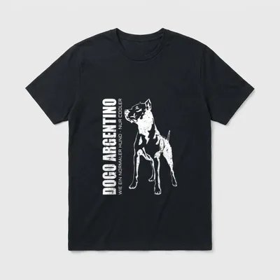 Wie Ein Normaler Hund T-Shirt – Klassisches T-Shirt in Schwarz