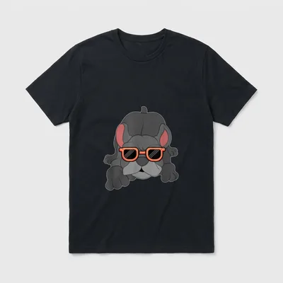 Hundeliebhaber Cooles Französische Bulldogge T-Shirt – Klassisches T-Shirt in Schwarz