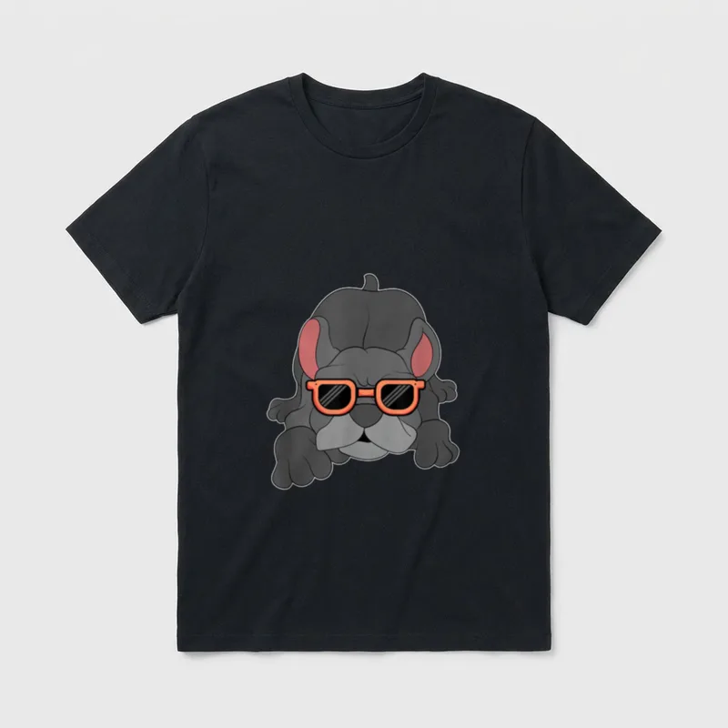 Hundeliebhaber Cooles Französische Bulldogge T-Shirt – Klassisches T-Shirt in Schwarz