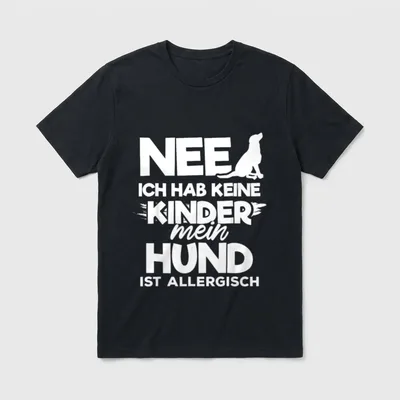 Nee ich habe keine T-Shirt – Klassisches T-Shirt in Schwarz